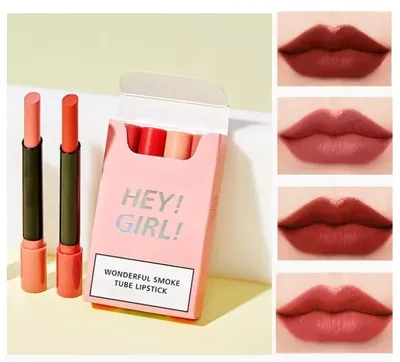 Hengfang Hey Girl Cigarette Tube Lipstick Set