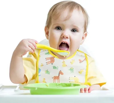 2 Pc Cotton Printed Baby Bib