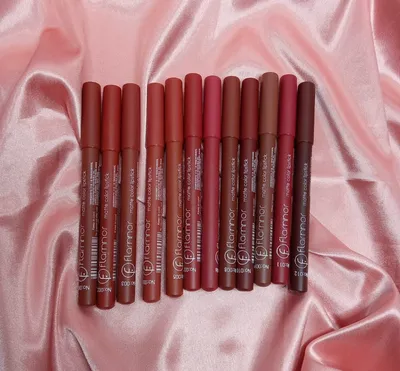 Flormar 12 pcs Pencil Lip Liner Lipstick Set 