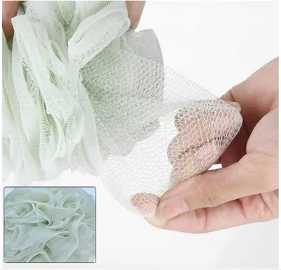 Colorful Mesh Shower Puff Bath Ball Loofahs (1 pc)