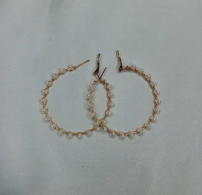 Love Shaped Heart Design Hoop Earrings Set ( 6 Pairs )