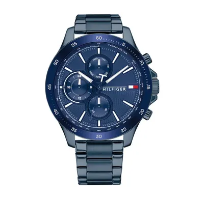 Tommy Hilfiger - Bank Round Blue Men's Watch
