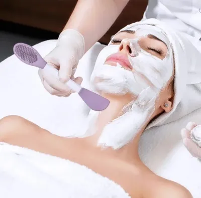 Silicone Facial Cleaning Mask Applicator Brush (1 Pc)