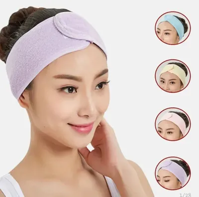 Adjustable Facial Spa Headband (1 Pc)