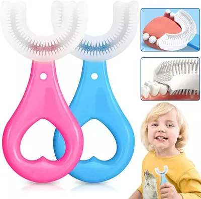 Colorful Baby U Shape Toothbrush (1 pc)
