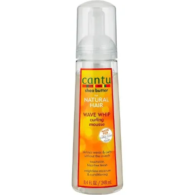 Cantu Shea Butter for Natural Hair Wave Whip Curling Mousse (248 ml)