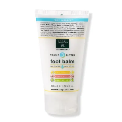 Earth Therapeutics Triple Butter Intensive Foot Balm (148ml)