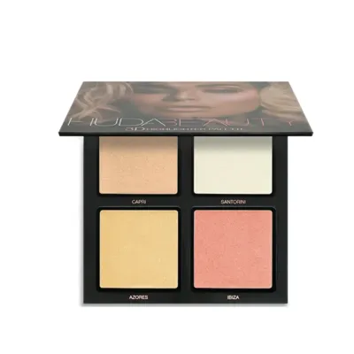 Huda Beauty 3D Highlighter Palette (Pink Sands)