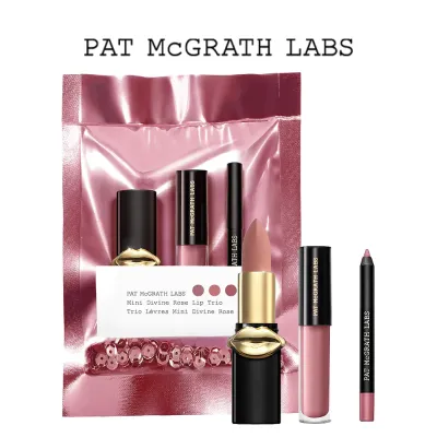 Pat McGRATH LABS major mini lip trios-Divine rose
