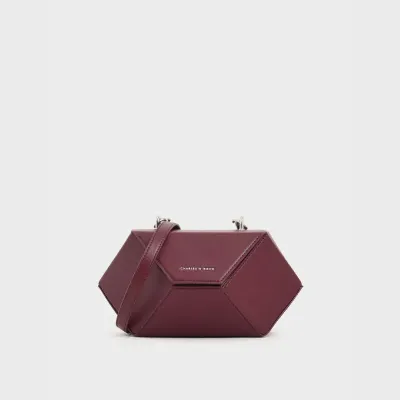 Charles&Keith Demi Chain Handle Hexagon bag