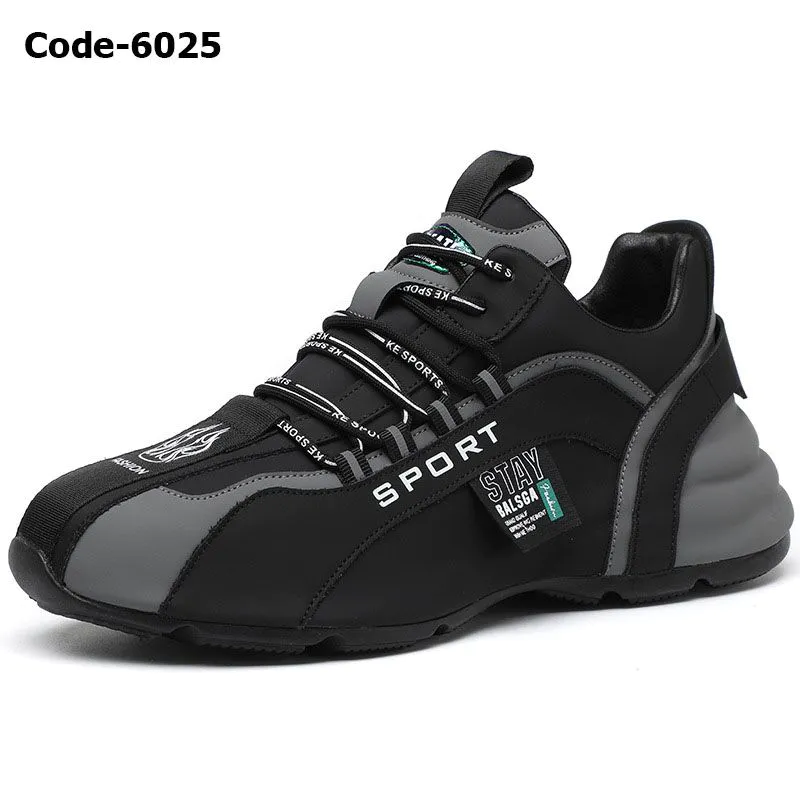 New Sports Men's High-top Sneakers Black STK
