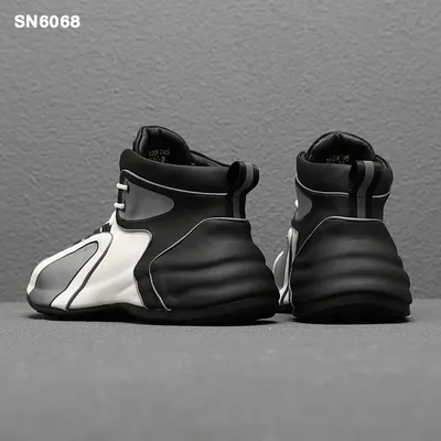 Genuine Leather Mid High Quality Sneakers