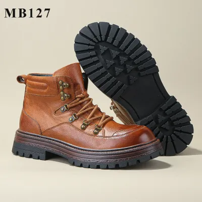 Martens Elite Genuine Leather Soft Sole Boots