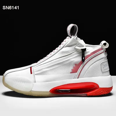 Basketball Boots With Zipper Sports Shoes stk