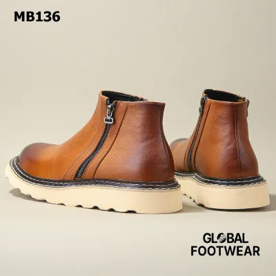 Genuine leather High Platform Martin Boots