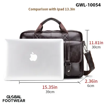 Men's Briefcase Top Layer Cowhide Bag