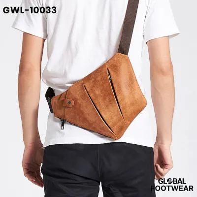 Genuine Leather Chest Brown Bag
