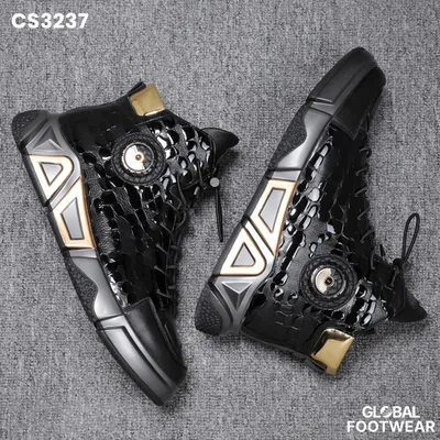 Thick Soles Leather Men's  Casual Trendy Shoes 