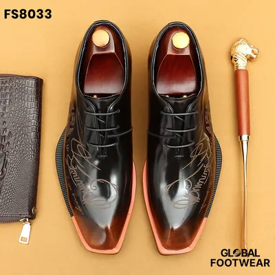 Foreign Trade British Carved Business Explosions Formal shoes