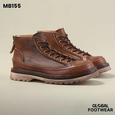 Genuine Leather Retro  British Style Martin Boots