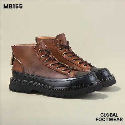 Genuine Leather Retro  British Style Martin Boots