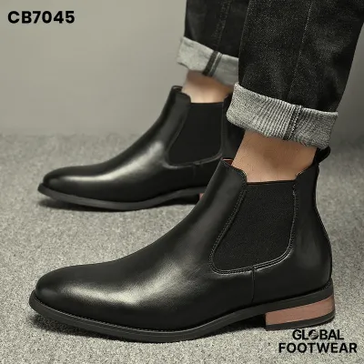 Heightened British Chelsea Boots Men's