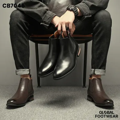 Heightened British Chelsea Boots Men's