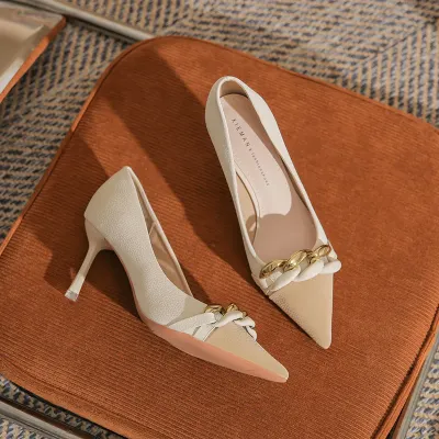 Classic Metal Heels