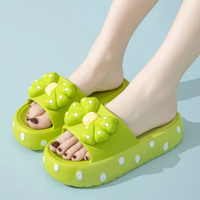 Cute Bow Slippers 
