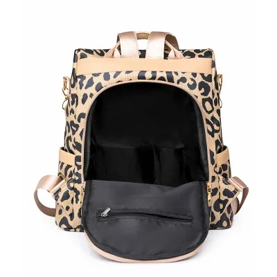 Leopard Print Backpack