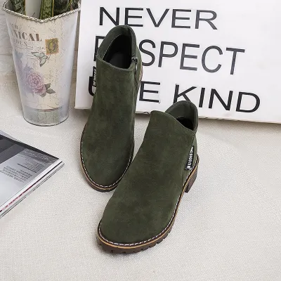 Retro Frosted Boots