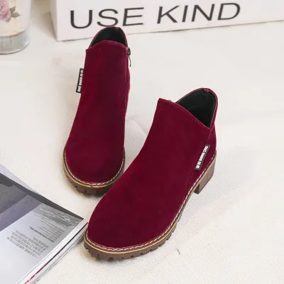 Retro Frosted Boots