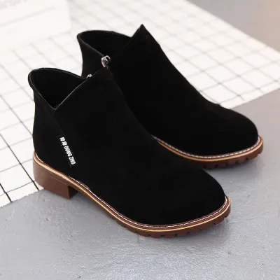 Retro Frosted Boots