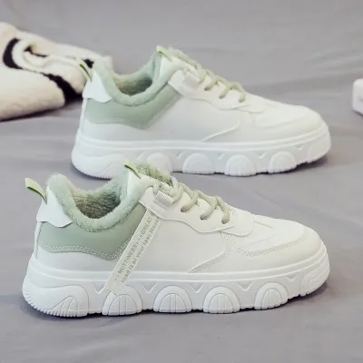 Velvet White Shoes