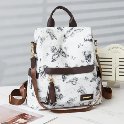 Butterfly Printed Backpack