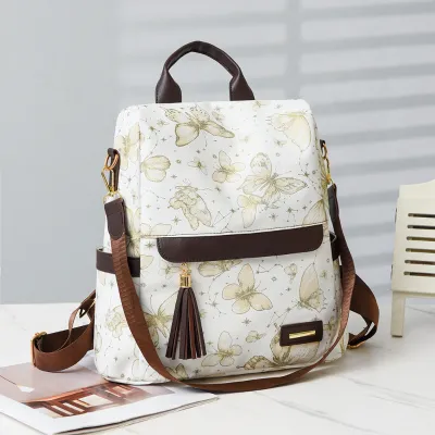 Butterfly Printed Backpack