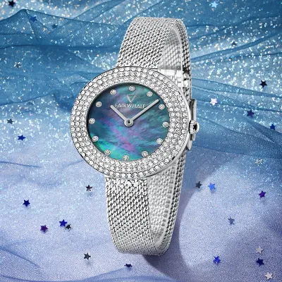 Starry Sky And Diamonds Quartz Watch