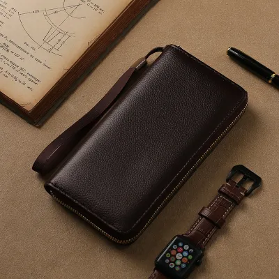 Business Casual Long Zipper Card Holder