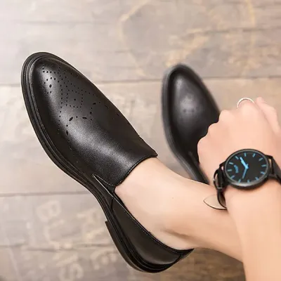 Slip on Black Business Loafer