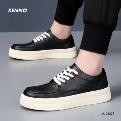 Genuine Leather Lightweight Breathable Sneakers