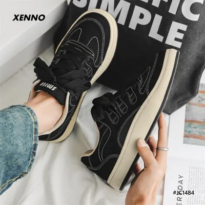 Breathable Lace Up Versatile Canvas Shoes