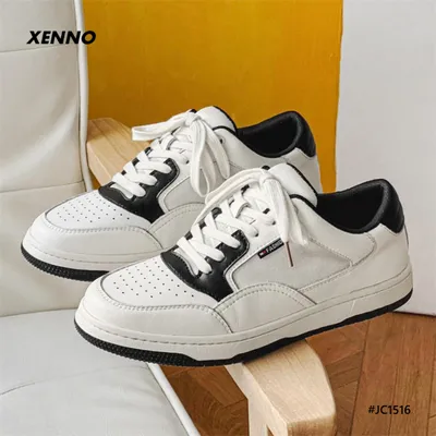  GLOBAL ITEM Breathable Premium Leather Sneakers