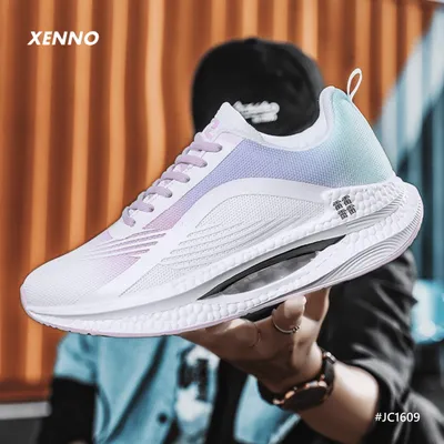 Men's Popcorn Sole Air Cushion Running Shoes - Trendy Sports Sneakers
