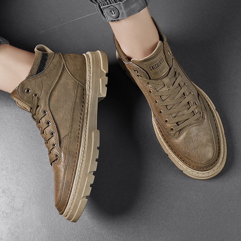 BRITISH RETRO STYLE PREMIUM LEATHER MARTIN BOOTS