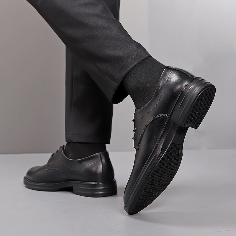 NEW MEN'S BUSINESS GENUINE LEATHER FORMAL SHOES 