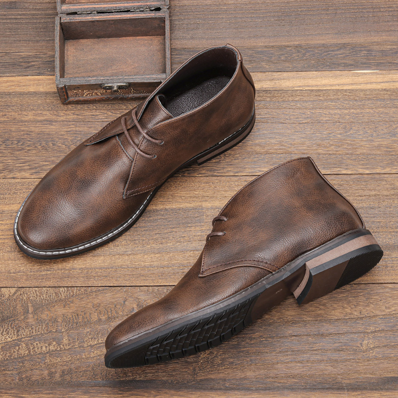 FOREIGN TRADE MEN'S DESERT RETRO FORMAL SHOES 