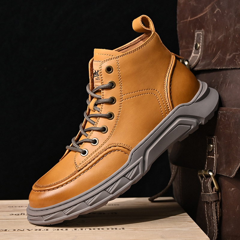 GENUINE LEATHER BRITISH STYLE MARTIN BOOTS