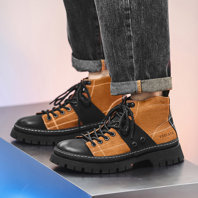 GENUINE LEATHER TRENDY KNIGHT BOOTS