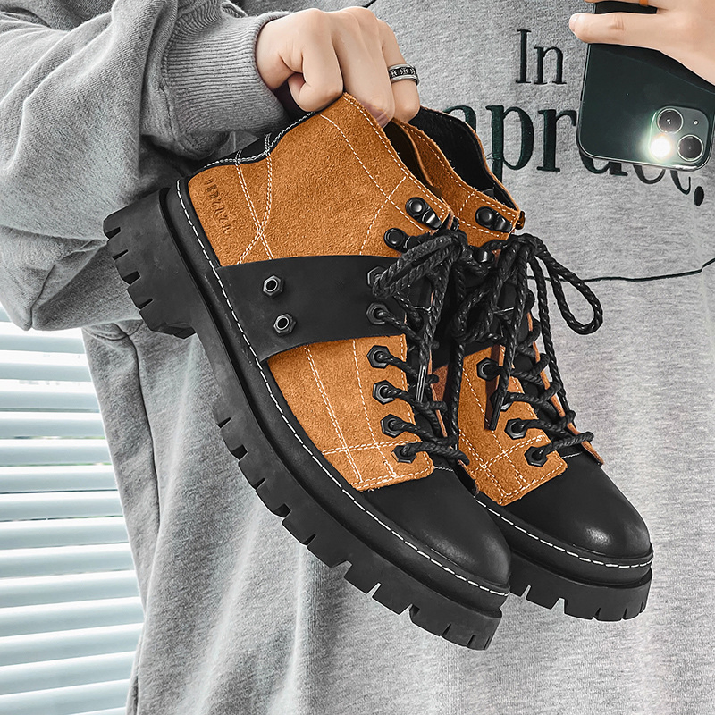 GENUINE LEATHER TRENDY KNIGHT BOOTS