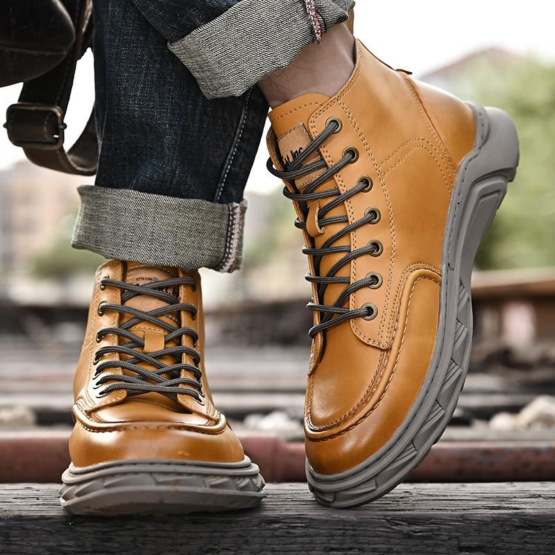 GENUINE LEATHER BRITISH STYLE MARTIN BOOTS